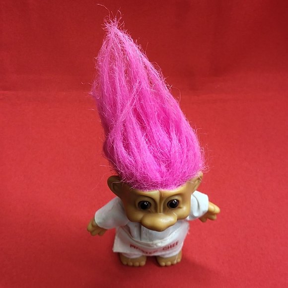 Vintage Russ Master Chef Troll Pink Hair - Picture 4 of 13
